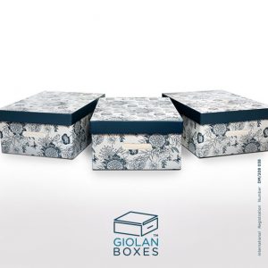 SERIE BLU - stampa Floreale